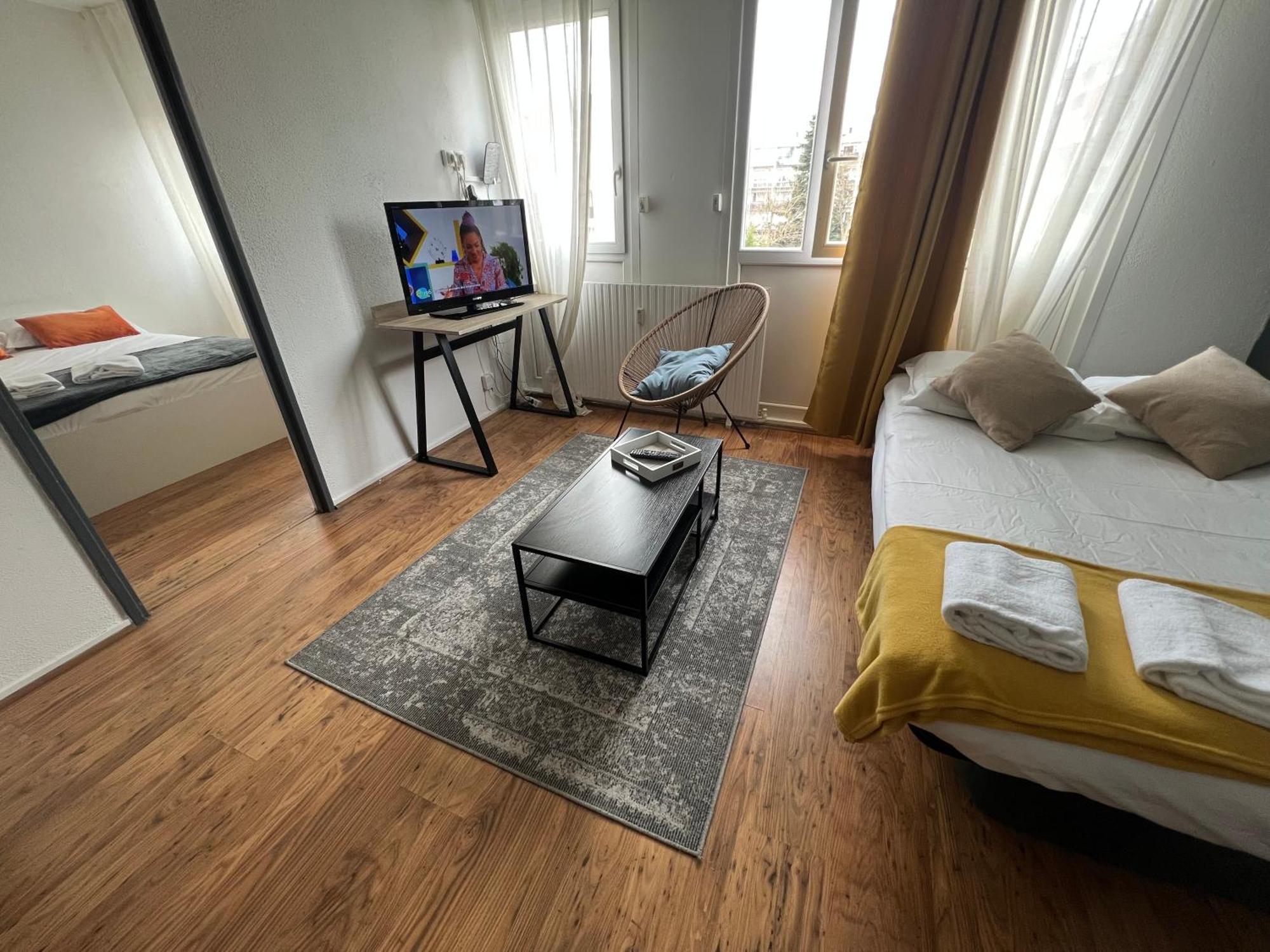 Mon Palmier Grand Appartement Parking Un-Sejour-A-Part Metz Exterior foto